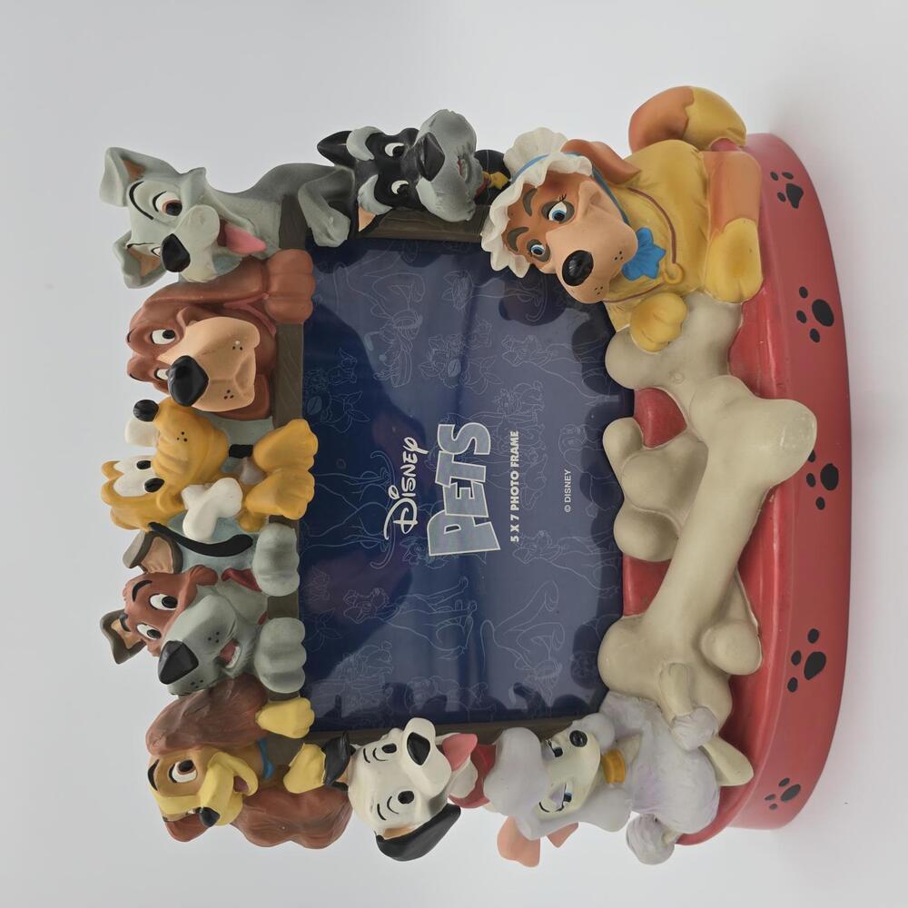 Disney Pets 5x7 Photo Frame Featuring Classic Disney Dog Characters - Picture 2 of 8